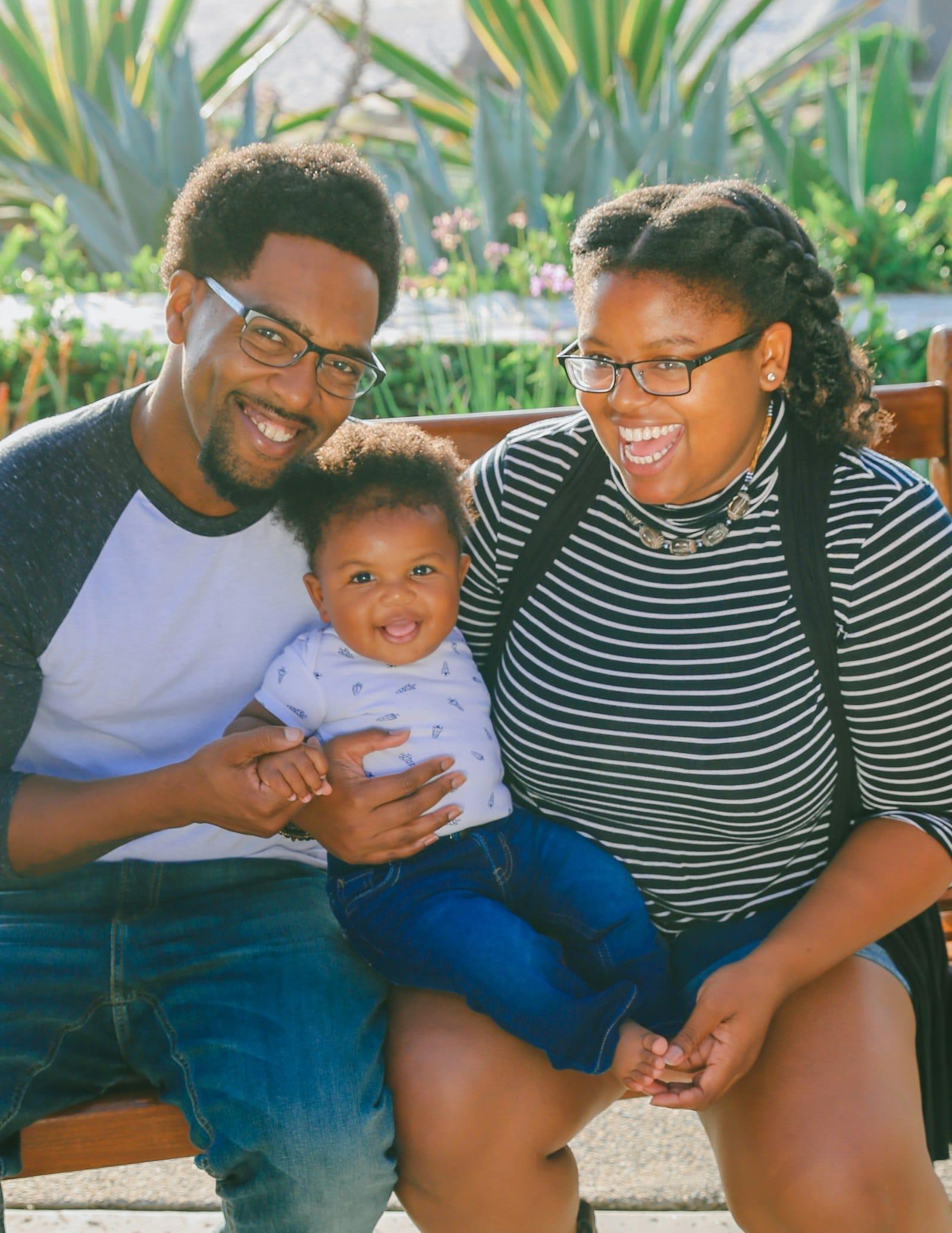 A family together — the families we serve